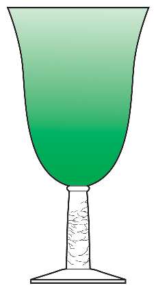 Crackle Green by Gorham Crystal