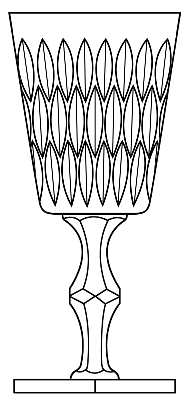 Eardley (Stem 6015, Square Base) by Hawkes