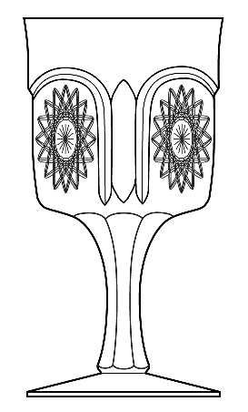 Beaded Panel Sunburst by Heisey
