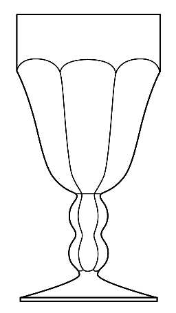 Colonial Clear (Stem 300, 300-1-2) by Heisey