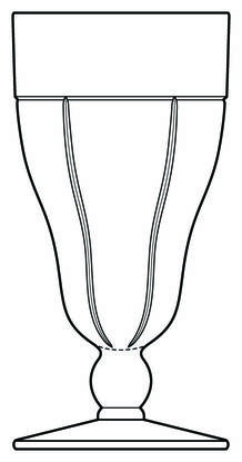 Rib and Panel Clear (Stem 412) by Heisey
