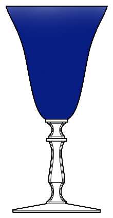 Ding Cobalt by Huntington Glass