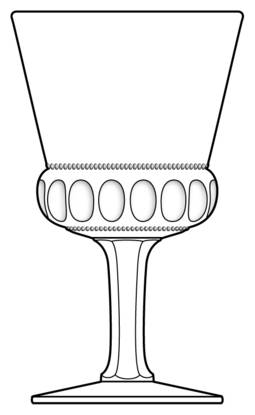 Punty Band Clear by Heisey