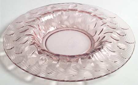 Swirl and Raindrop Pink by Heisey