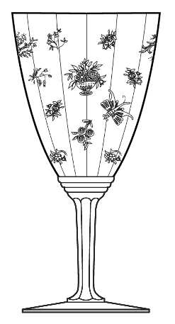 Chintz Clear (Stem 3350) by Heisey
