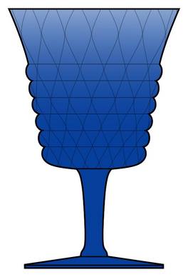 Plateau Cobalt Blue by Heisey