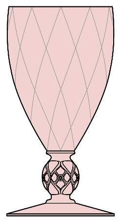 Diamond Rose Pink by Heisey
