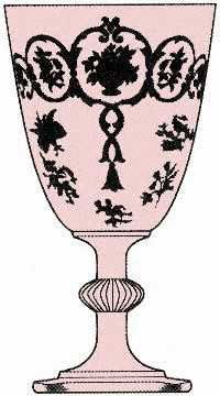 Formal Chintz Pink (Stem 3390) by Heisey