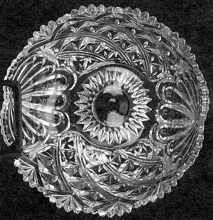 Maltese and Ribbon Vaseline by Hobbs Brockunier