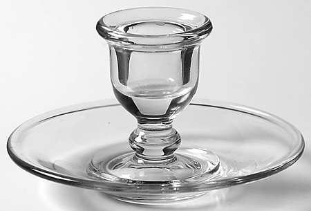 Cupped Saucer Clear by Heisey