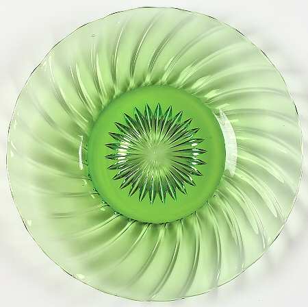 Swirl Green (Marcel Wave) by Heisey