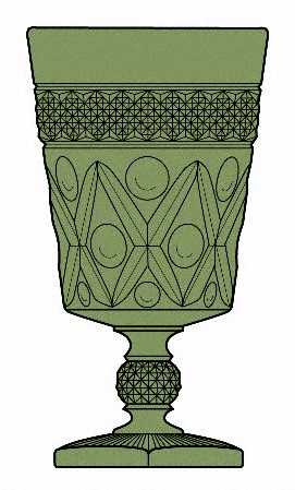 Cape Cod Verde Green by Imperial Glass-Ohio
