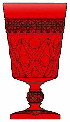 Cape Cod Red (1602 + 160) by Imperial Glass-Ohio