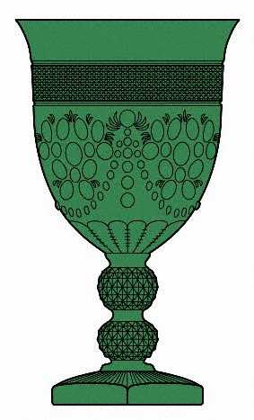 Chroma Green by Imperial Glass-Ohio
