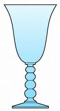Candlewick Viennese Blue by Imperial Glass-Ohio