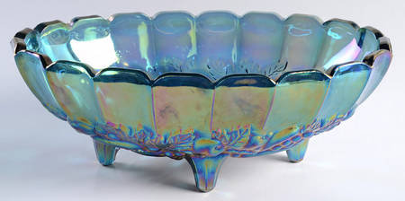 Garland Blue Carnival (Fruit) by Indiana Glass
