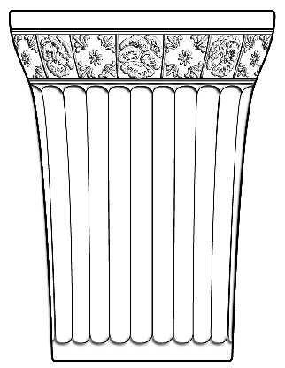Doric and Pansy Clear by Jeannette