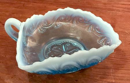 Seaspray Blue Opalescent by Jefferson Glass
