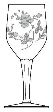 Debbie's Rose by Kusak Cut Glass Works