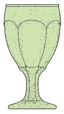 Chivalry Green by Libbey Glass Company