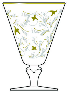 Royal Fern (Stem 3004) by Libbey Glass Company
