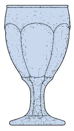 Chivalry Blue by Libbey Glass Company