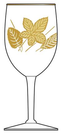 Gold Leaves by Libbey Glass Company
