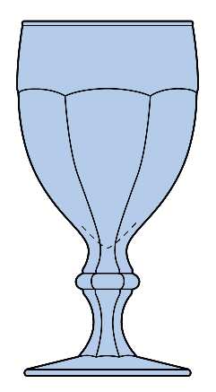 Gibraltar Misty Blue by Libbey Glass Company