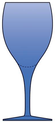 Michelangelo Blue by Luigi Bormioli