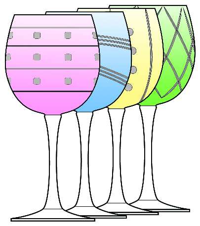 Allegro Colored by Laura Glass Crystal