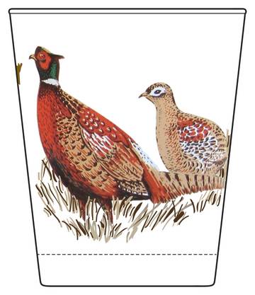 Pheasant by Libbey Glass Company