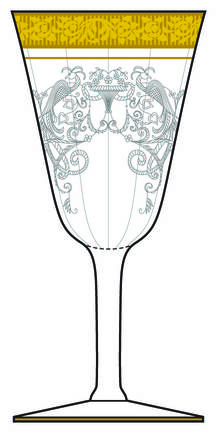 Bird of Raradise Rambler Rose (Gold) by Lippincott