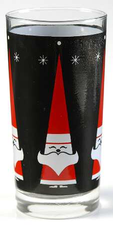 Tall Santa by Libbey Glass Company