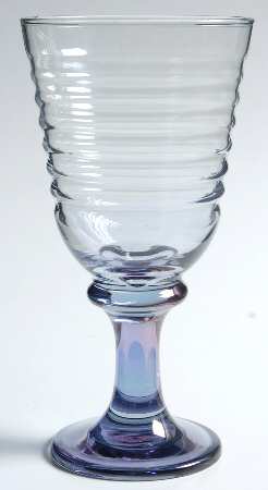 Sirrus Lustre Blue by Libbey Glass Company