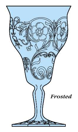 Rock Crystal Blue Frosted by McKee