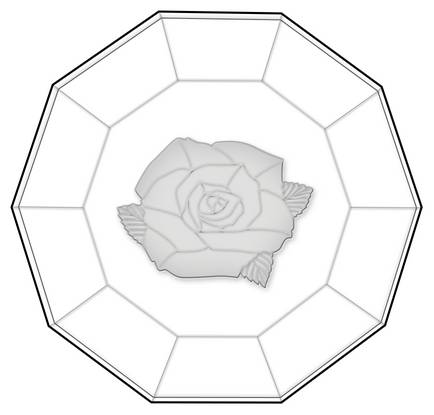 Silver Rose by Mikasa