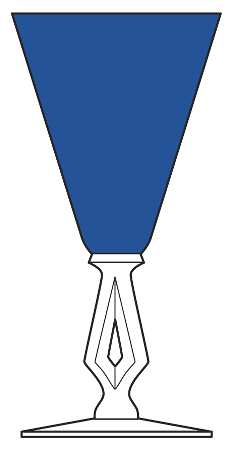Art Moderne Cobalt by Morgantown