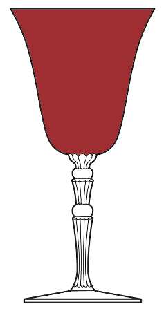 Georgian Ruby Bowl by Morgantown