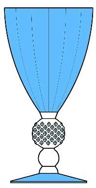 Golf Ball Copen Blue (Bowl Foot) Optic by Morgantown
