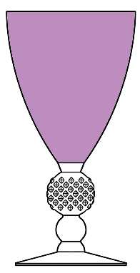 Golf Ball Light Amethyst by Morgantown