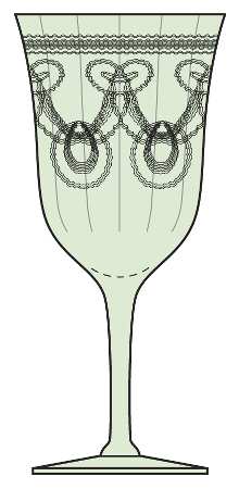 Neclace Green (Stem 7577) by Morgantown