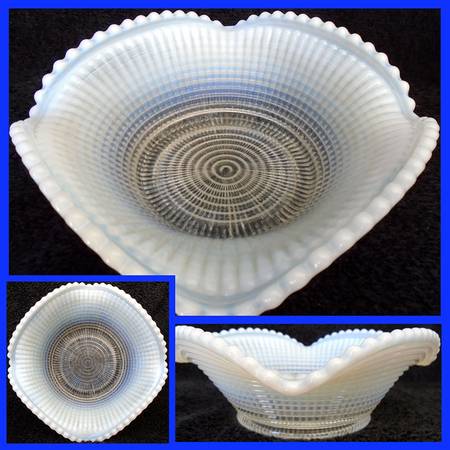 Ribbed Spiral White Opalescent by Model Flint
