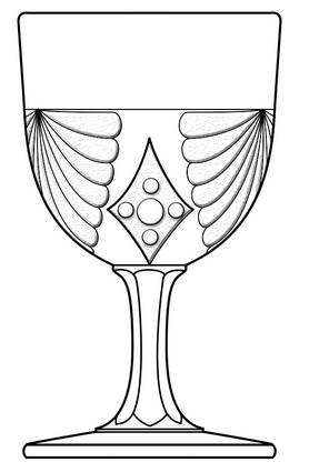 Fan with Diamond & Shell by McKee