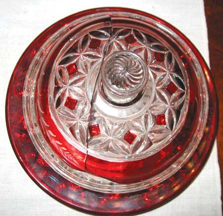 Pillow Encircled Ruby Flash by Model Flint
