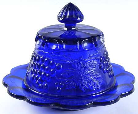 Grape and Cable Cobalt Blue by Mosser (Ohio)