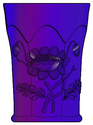 Oriental Poppy-Amethyst by Northwood