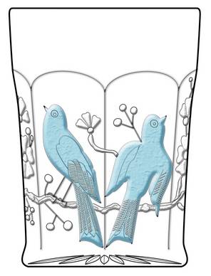 Singing Birds Clear Blue by Northwood