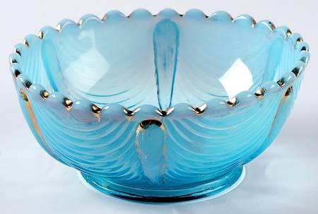 Drapery-Blue Opalescent by Northwood