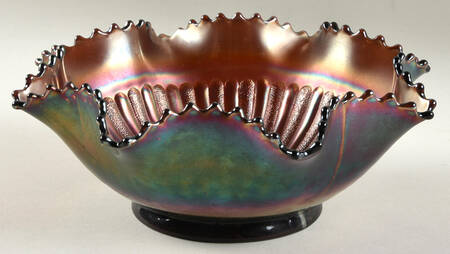 Stippled Rays Amethyst (Carnival) by Northwood