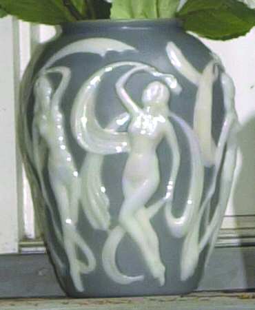 Dancing Girls Gray by Phoenix Glass